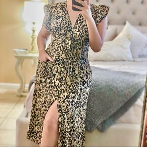 Animal print summer dress